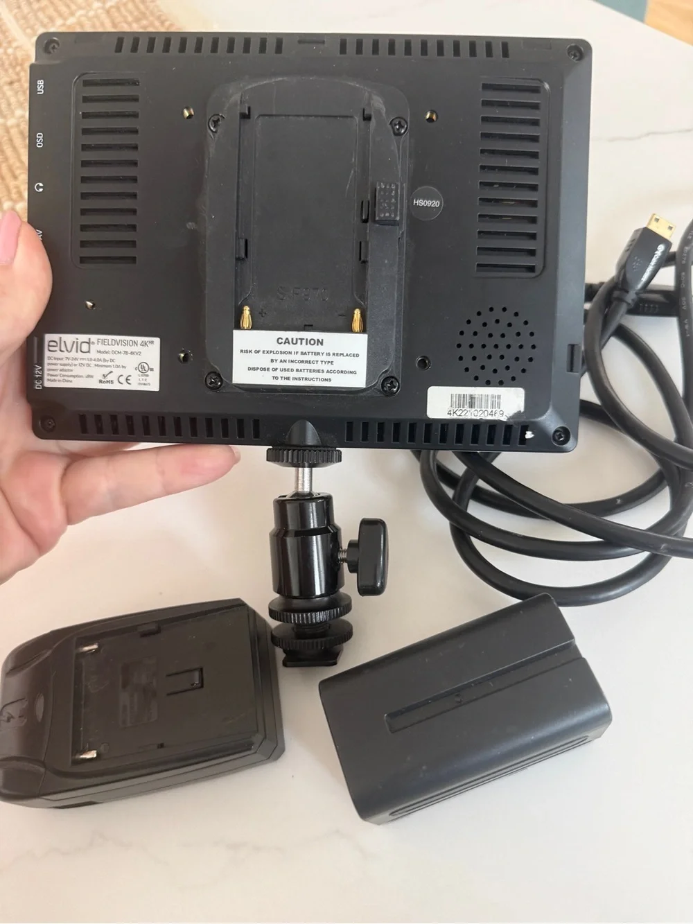 Canon XA40 Professional Digital Video Camera with 20x Zoom and external monitor